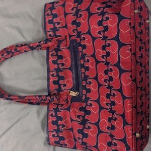 Cute elephant print travel bag